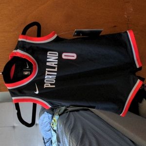Nike Portland Trailblazers Damian Lillard jersey onesie, NWT, 12 months